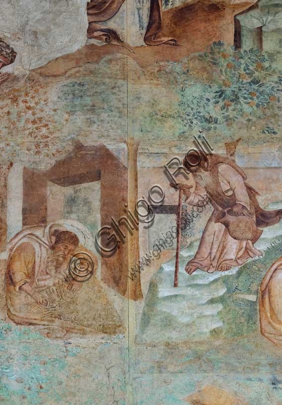 Detail of The Thebaid frescoes by Buonamico Buffalmacco, Pisa's Monumental Cemetery, 1336-1341.