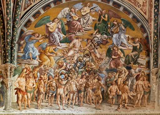 Affresco I Beati in Paradiso di Luca Signorelli, Cappella di San Brizio, Duomo di Orvieto