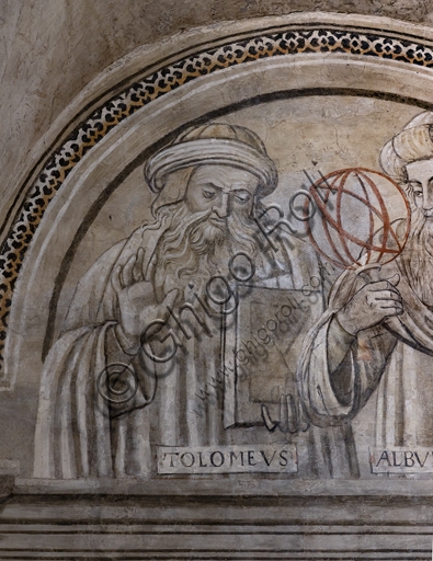 Affresco monocromo Ritratto di Tolomeo, scuola di Luca Signorelli, Museo MODO Orvieto