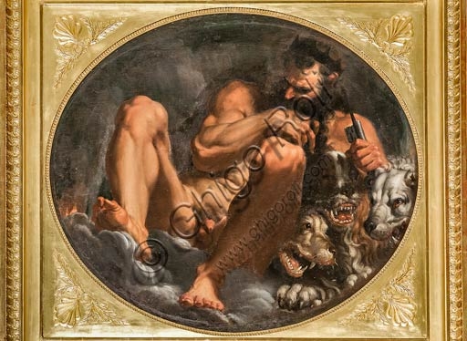 Dipinto di Plutone, dio romano, di Agostino Carracci nella Galleria Estense di Modena