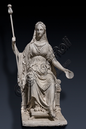 Scultura in gesso di Antonio Canova, Maria Luigia d'Austria nelle vesti della dea Concordia
