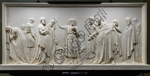 Scultura in gesso Socrate beve la cicuta di Antonio Canova, 1787-90
