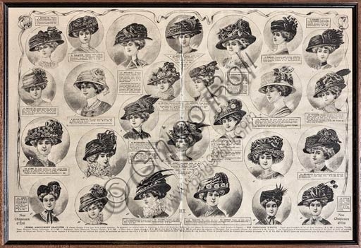 Articolo di giornale del primo Novecento sulla storia del cappello