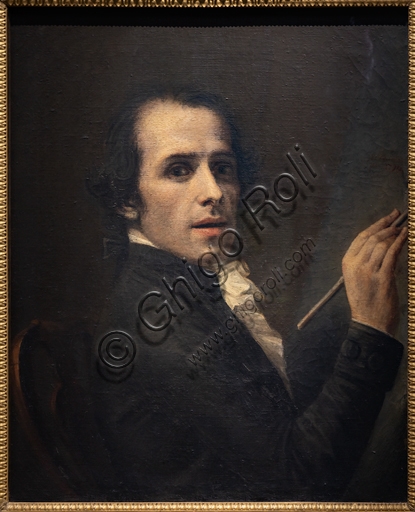 Self portrait by Antonio Canova, oil on canvas painting from 1792