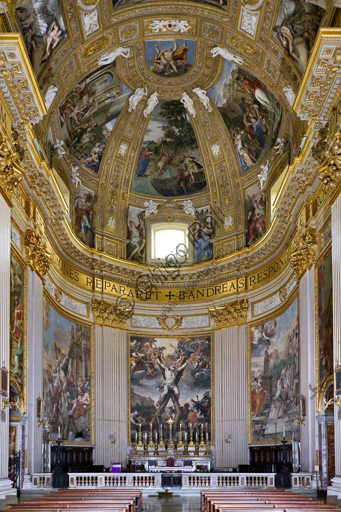 Veduta dell'abside della Basilica di Sant'Andrea della Valle a Roma, esempio di architettura barocca