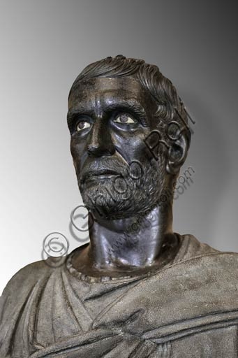 Bruto Capitolino, statua in bronzo romana del IV-III secolo a.C., Musei Capitolini Roma