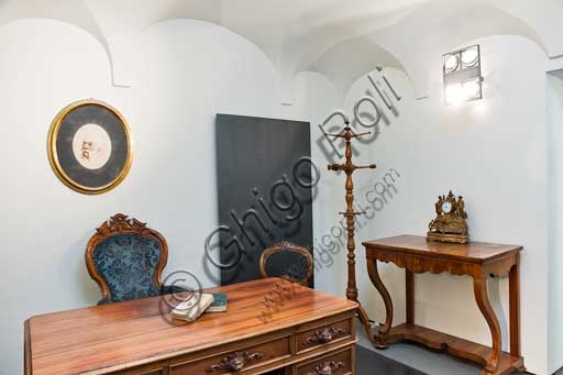 Mobili d'epoca e arredamento storico dello studio di Pellegrino Artusi a Casa Artusi