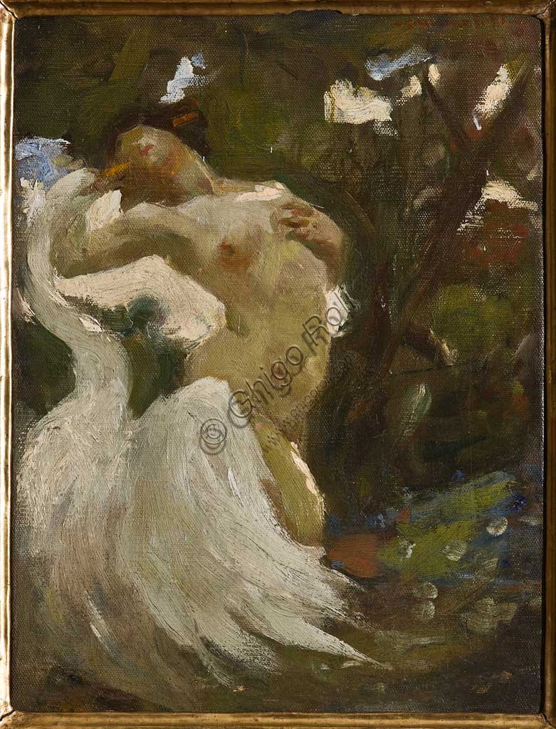 Quadro Donna di Casimiro Jodi, dipinto arte italiana Collezione Assicoop Unipol