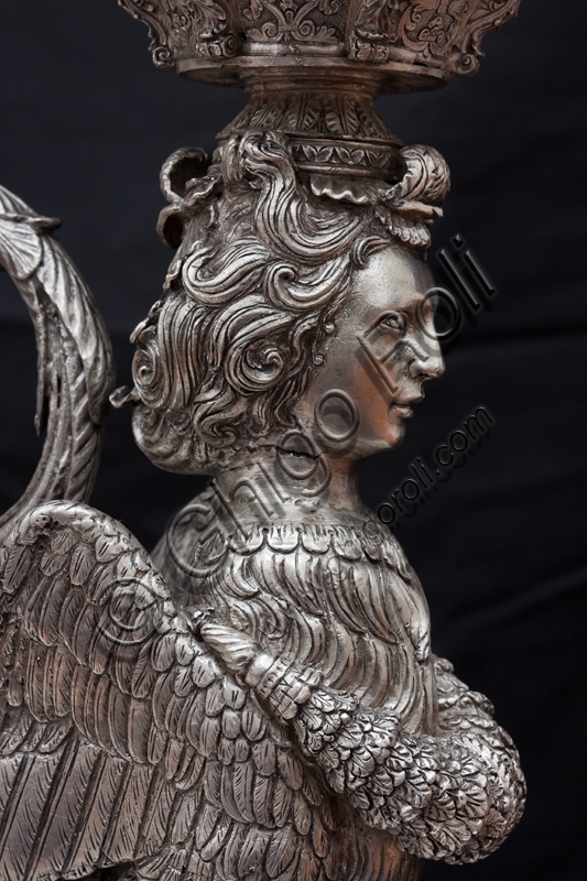 Particolare della Croce del Tesoro di San Giovanni con sfinge, Museo dell'Opera del Duomo Firenze