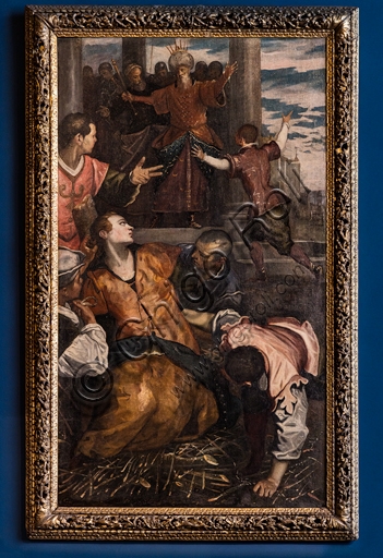 Quadro Martirio di Santa Cristina di Domenico Tintoretto, olio su tela 1590