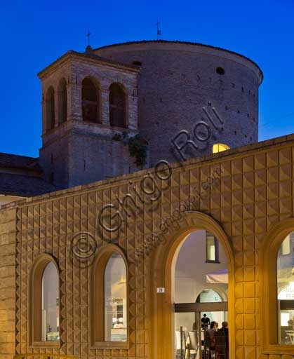 Exterior of Casa Artusi in Forlimpopoli, Italian cuisine museum in the ancient Servite convent