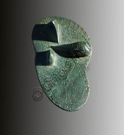 Etruscan Piacenza Liver, bronze model for divination, Municipal Museums of Palazzo Farnese