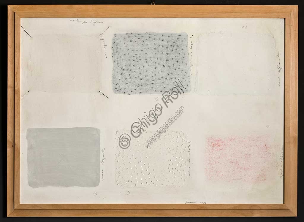 Affresco di Franco Guerzoni, artista contemporaneo italiano, Collezione Assicoop Unipol
