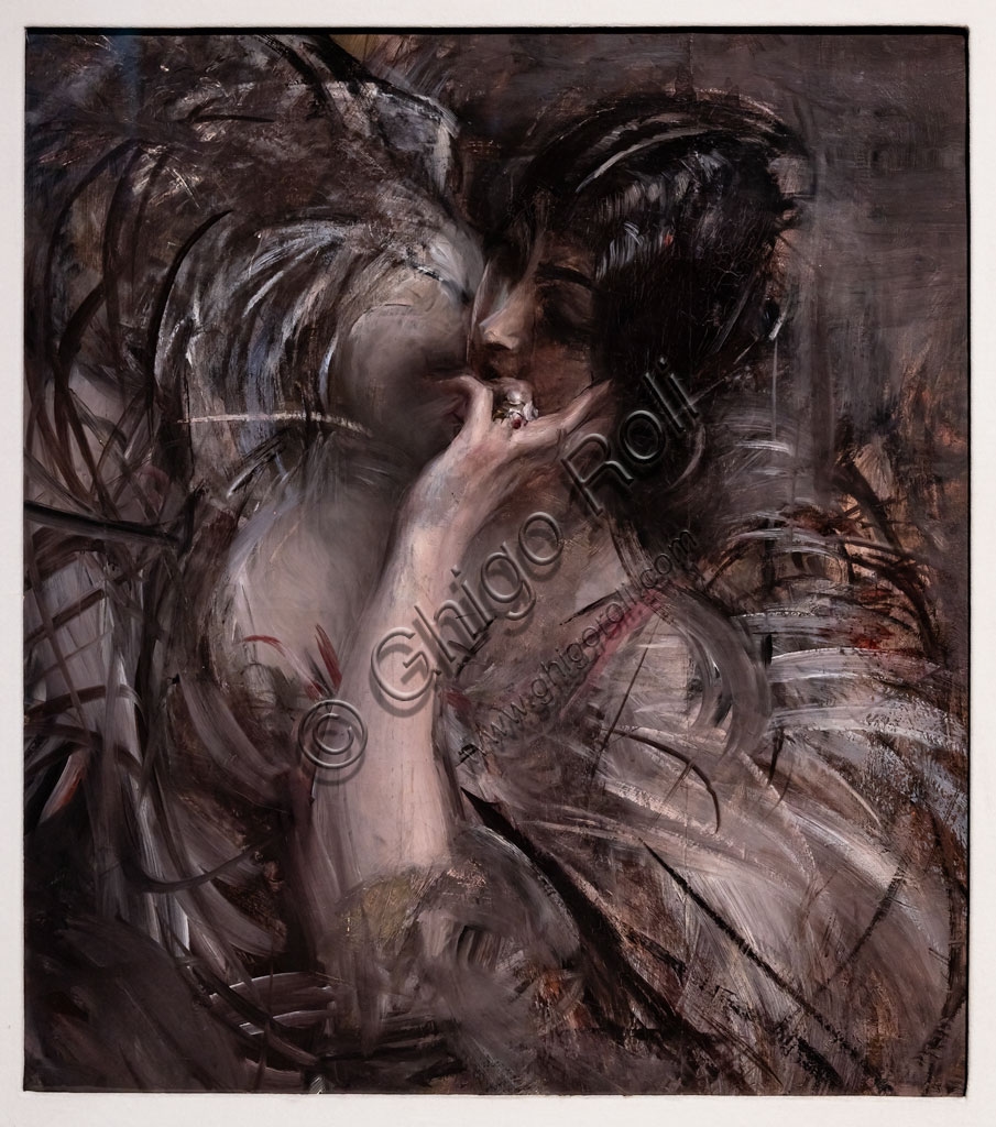The Blouse of Voile painting Giovanni Boldini 1906 oil on canvas portrait