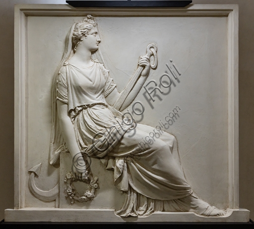 Hope sculpture by Antonio Canova, neoclassical period plaster allegory