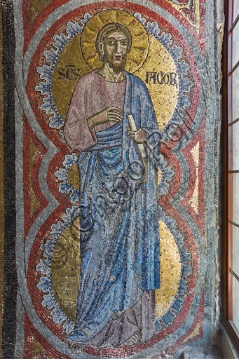 Detail mosaic St. Jacob East matroneum Baptistery of St. John Florence