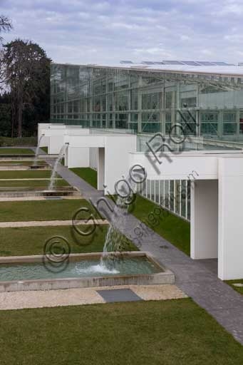 La grande serra del Giardino della Biodiversità all'Orto Botanico di Padova