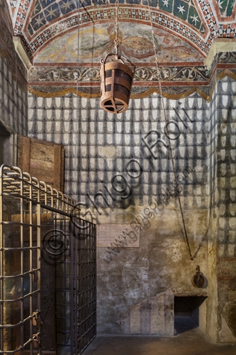 Interior view of the Room of the Stolen Bucket, Ghirlandina Tower, Modena