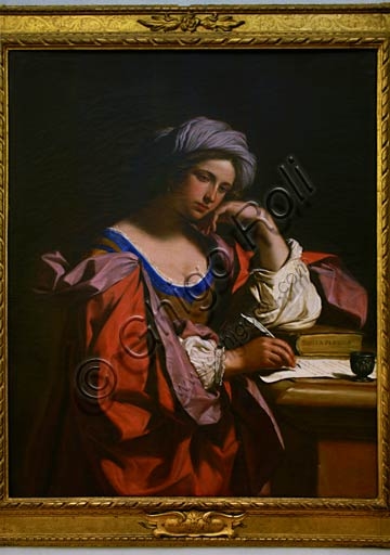 The Persian Sibyl painting by Guercino in the Capitoline Museums' Picture Gallery, Rome