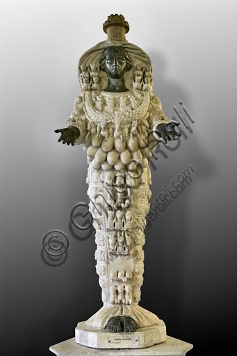 Sculpture of the Artemis of Ephesus, Roman copy, displayed in the Capitoline Museums, Rome