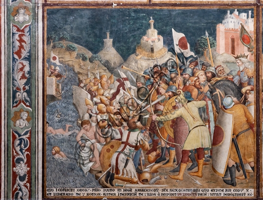 Fresco of The Last Supper and Institution of the Eucharist, Chapel of the Corporale, Orvieto Cathedral, Italy
