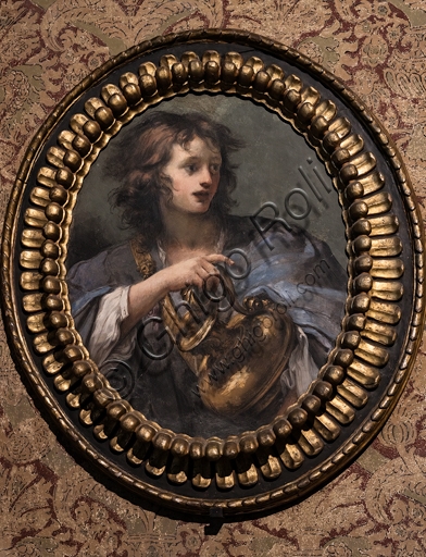 Affresco Ila con il vaso d'oro di Baldassarre Franceschini detto il Volterrano, pittore italiano del Seicento