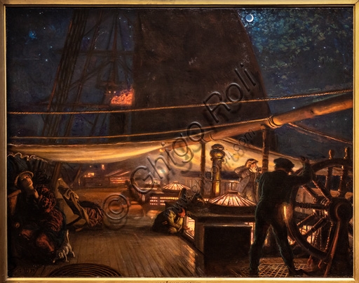 Painting 'The Ship' (1875) by William Holman Hunt, oil on canvas