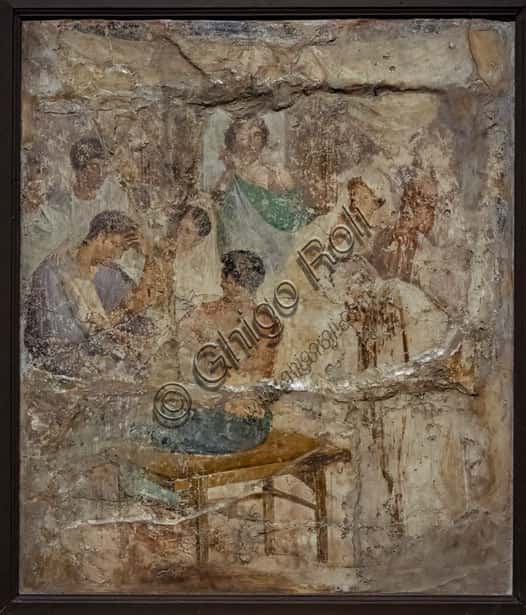 Admetus and Alcestis: Pompeian Fresco, Fourth Style, Masseria di Irace