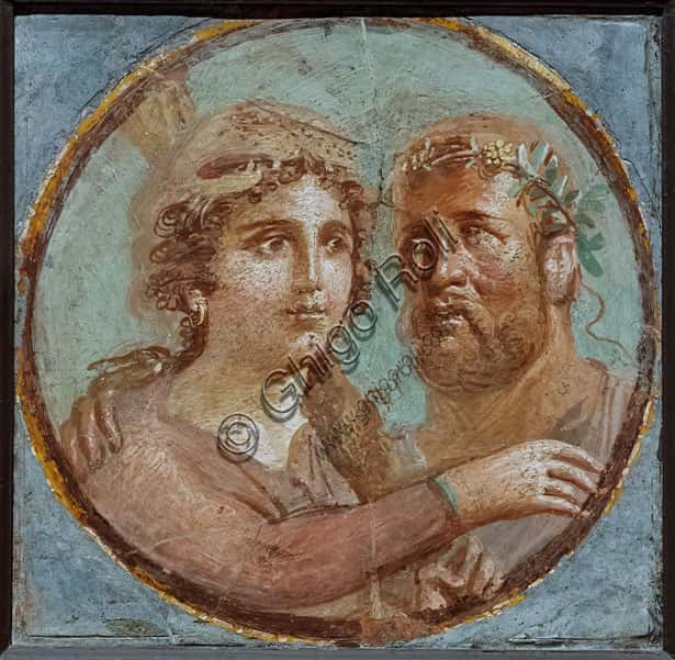 Hercules and Omphale: Fresco from Herculaneum, 1st Century AD