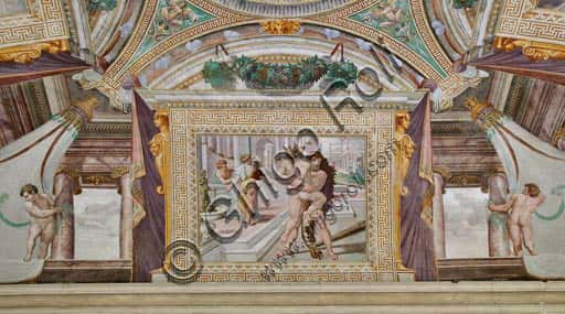 Ercole e Anteo: L'affresco di Orazio Samacchini nella Rocca Sanvitale