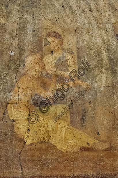 Micon and Pero: Fresco in the House of Bacchus, Pompeii