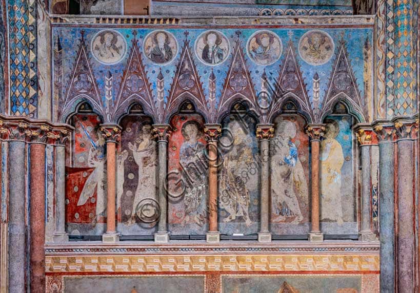 Fresco of Six Apostles and Angels in Upper Basilica of Saint Francis, Assisi