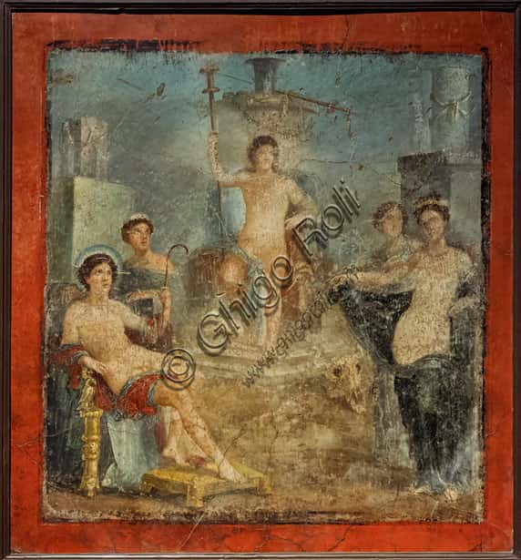 Apollo and Phaethon Fresco in the House of Gavius Rufus, Pompeii