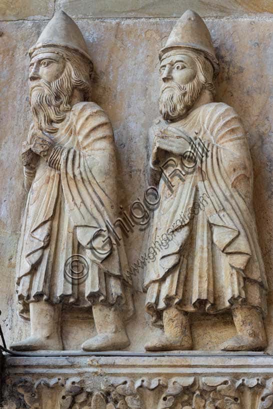 Archivolto del Duomo di Fidenza: I Profeti di Benedetto Antelami