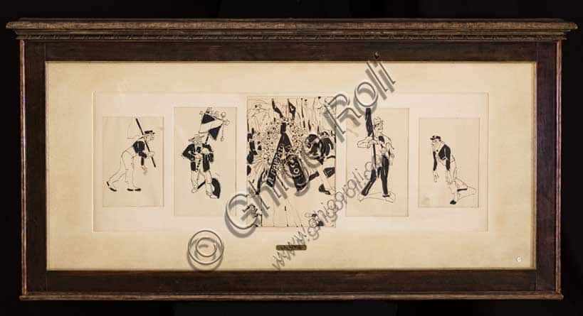 On Principle by Aroldo Bonzagni: Analysis of the 1916 Indian Ink Drawing