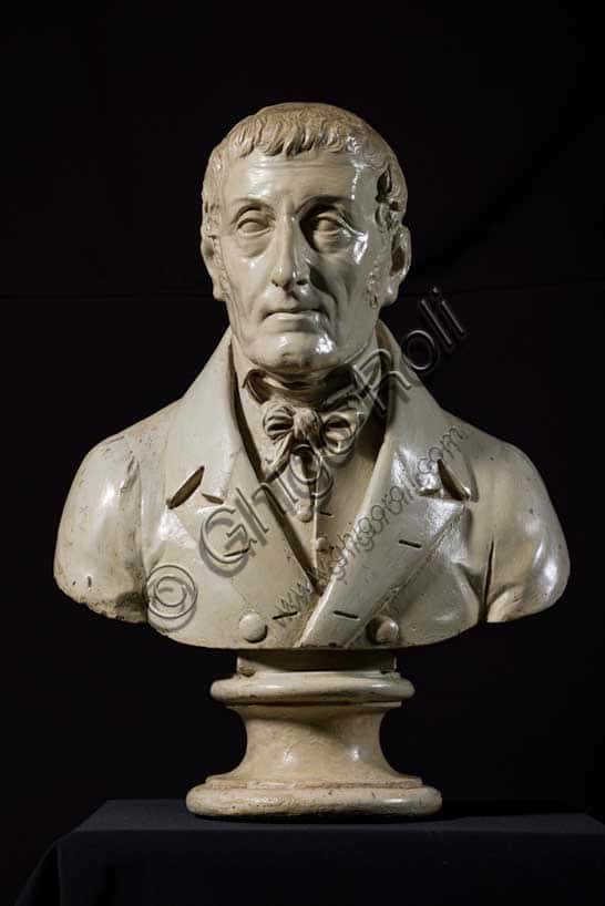 Coated Scagliola Bust by Silvestro Reggianini (1842)