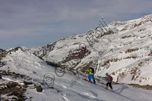 Snowshoe Hike to Corno del Camoscio: Winter Trail between Passo dei Salati and Col d'Olen