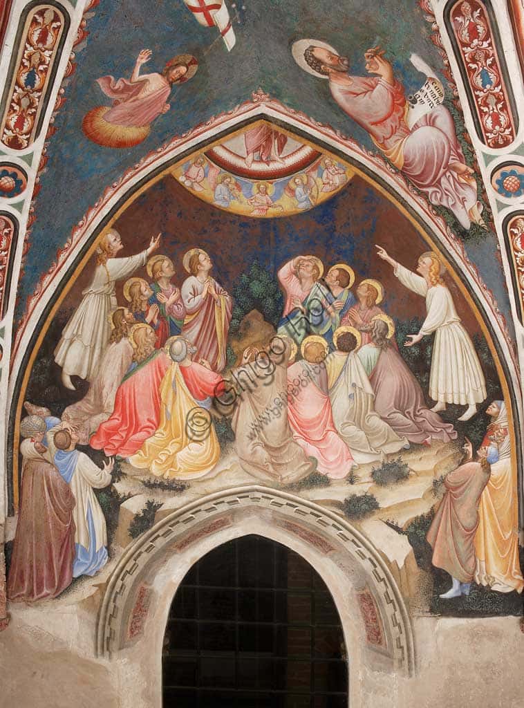 L'Ascensione di Cristo: affresco del Maestro di Vignola