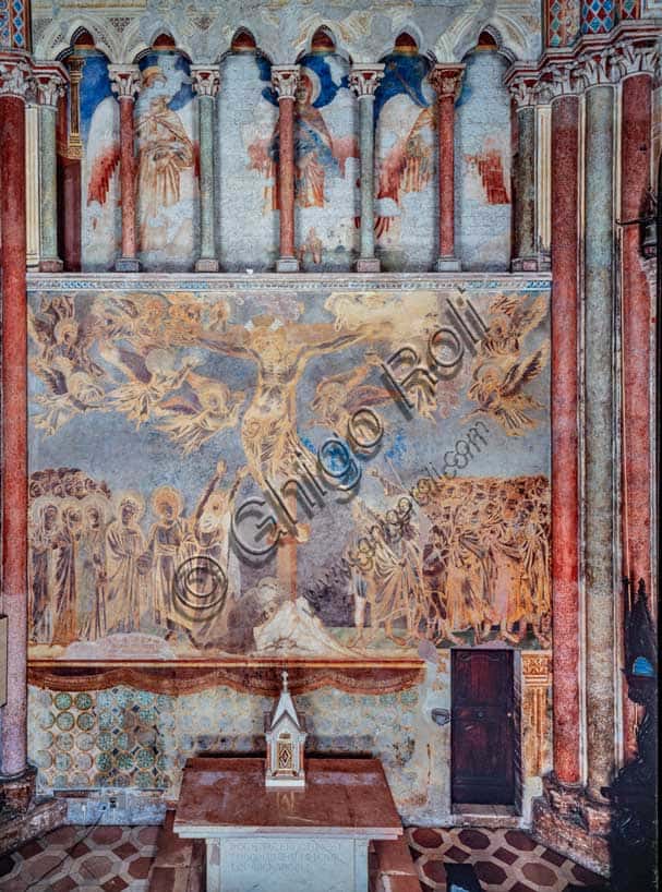 Cimabue's Crucifixion in the Upper Basilica of Saint Francis, Assisi