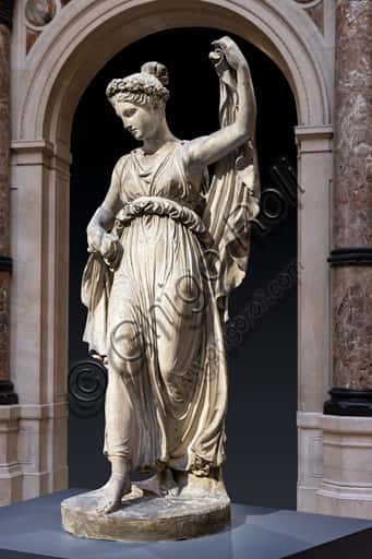 The Dancer by Thorvaldsen (1817): Neoclassical Plaster Sculpture
