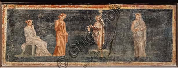 Dionysus as a Child in Herculaneum: Third Style Fresco from the House beside the Theatre