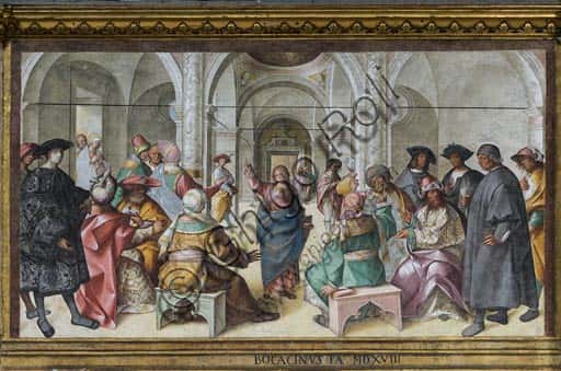 Disputa di Gesù con i Dottori: affresco di Boccaccino nel Duomo di Cremona