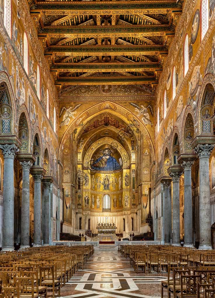 Nave of Monreale Cathedral: The Byzantine Mosaics Cycle