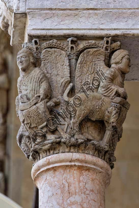 St. Matthew Capital at Fidenza Cathedral: Work by Benedetto Antelami