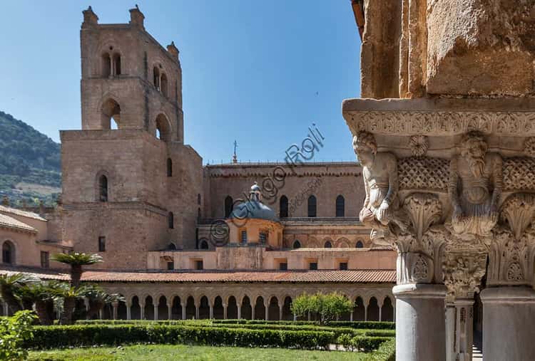 Monreale Cathedral: The Norman Cloister and Capital E 25 (12th Century)
