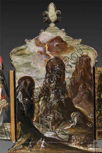 El Greco: Portable Altar with The Handing over of the Tablets of the Law
