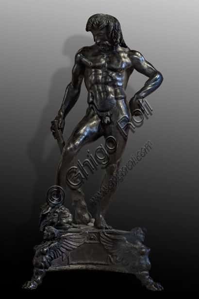 Hercules at Rest by Antonio del Pollaiolo: Renaissance Bronze Sculpture