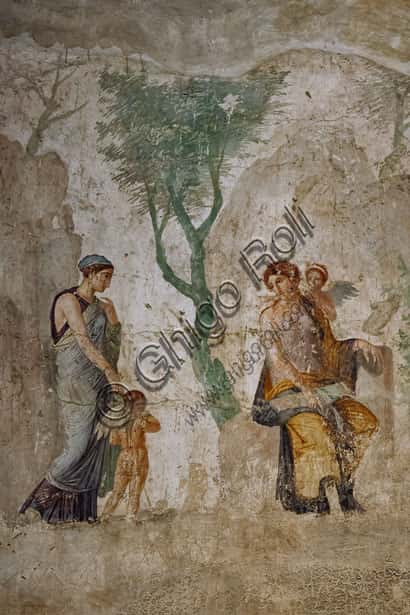 Punished Eros: Fresco of the House of the Punished Love in Pompeii