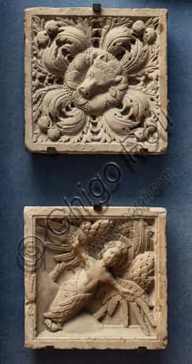 Carrara Marble Decorative Tiles at the Stefano Bardini Museum in Florence