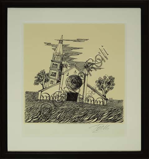 Photograph of Modena Cathedral and Ghirlandina Tower by Roberto Pelillo